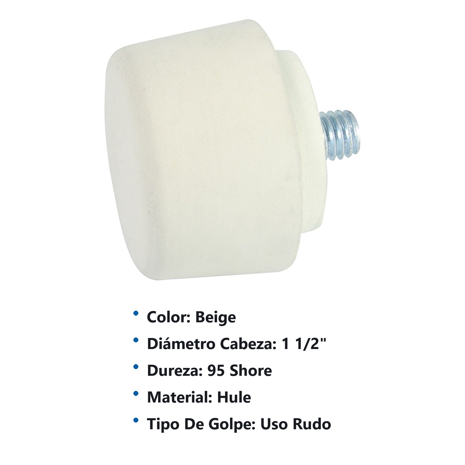Repuesto de tapa intercambiable uso rudo beige, 1363 Urrea - Imagen 2