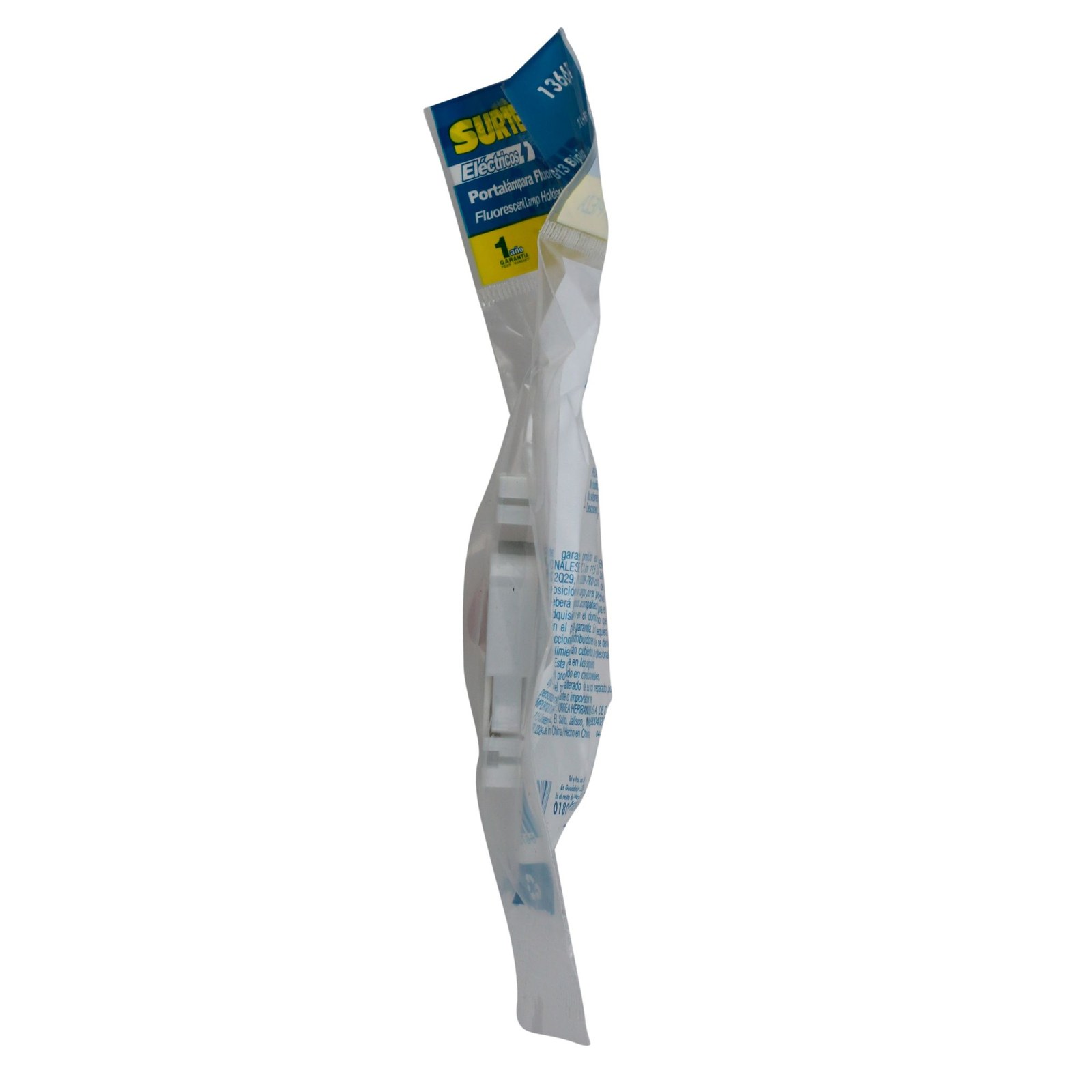 Portalámpara base G13 BIPIN, 2 piezas, color blanco Surtek - Imagen 3