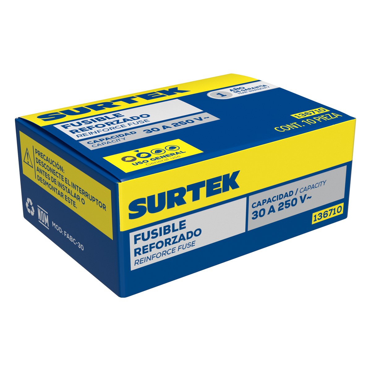 Fusible reforzado 30 A Surtek - Imagen 2
