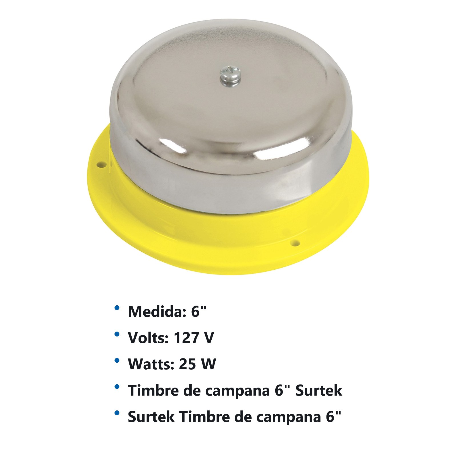 Timbre de campana 6" Surtek - Imagen 2