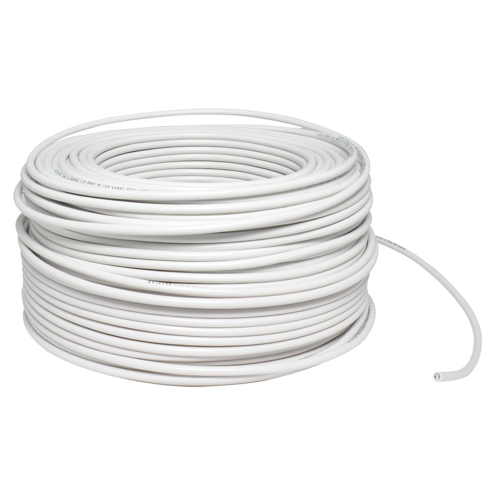 Cable eléctrico THW calibre 8, 100 m color blanco Surtek