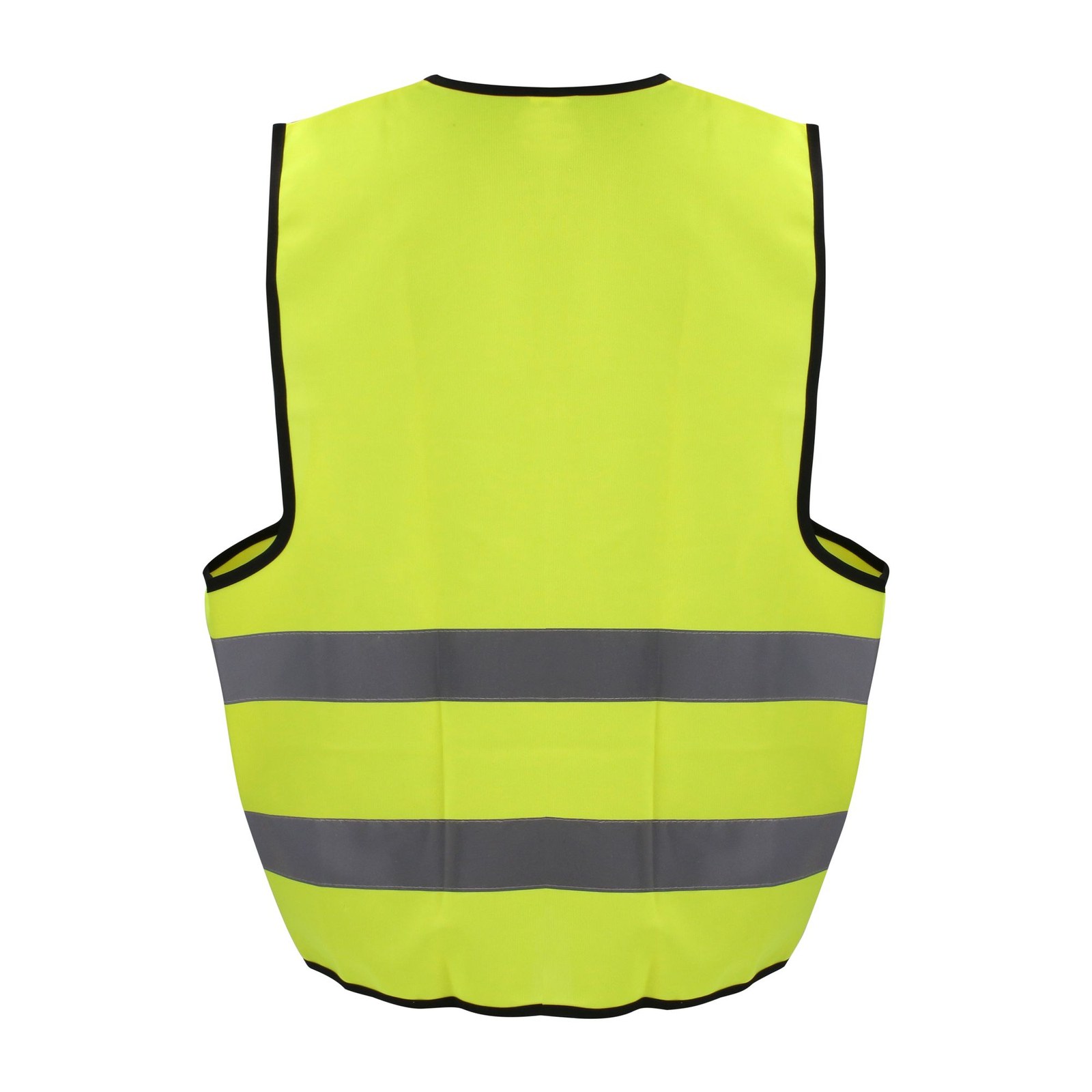 Chaleco de seguridad con cintas reflejantes plateadas amarillo unitalla Surtek - Imagen 3