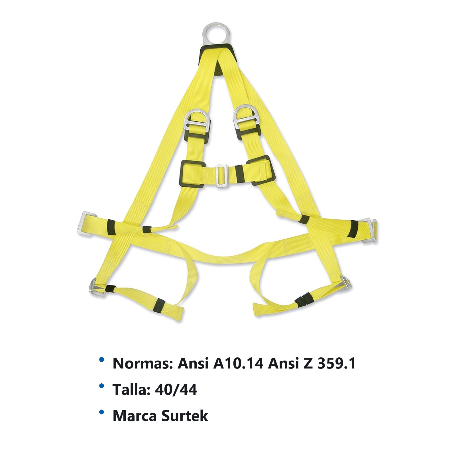 Arnés de seguridad de rescate, talla 40-44 Surtek - Imagen 2