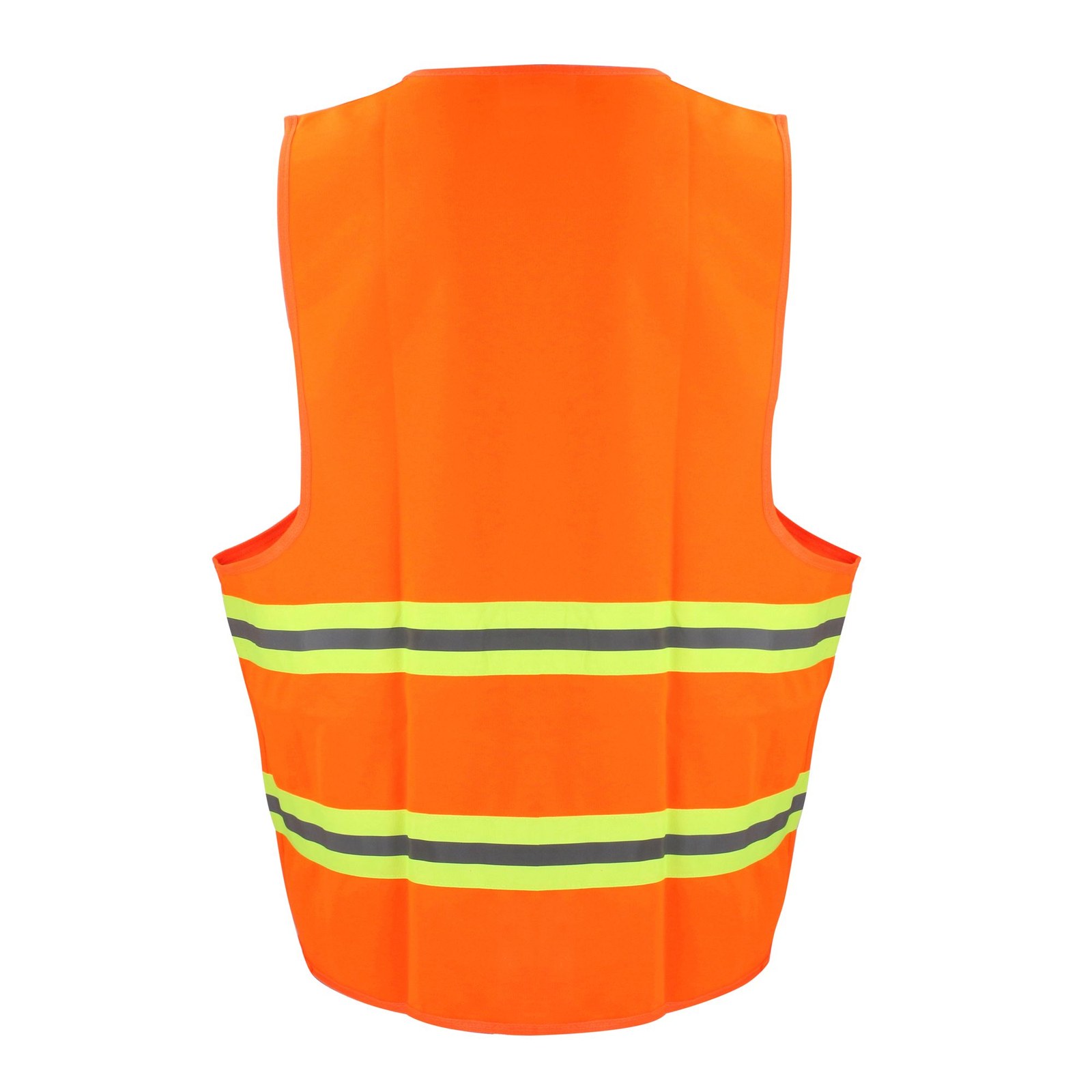 Chaleco de seguridad de alta visibilidad con cierre naranja unitalla Surtek - Imagen 4