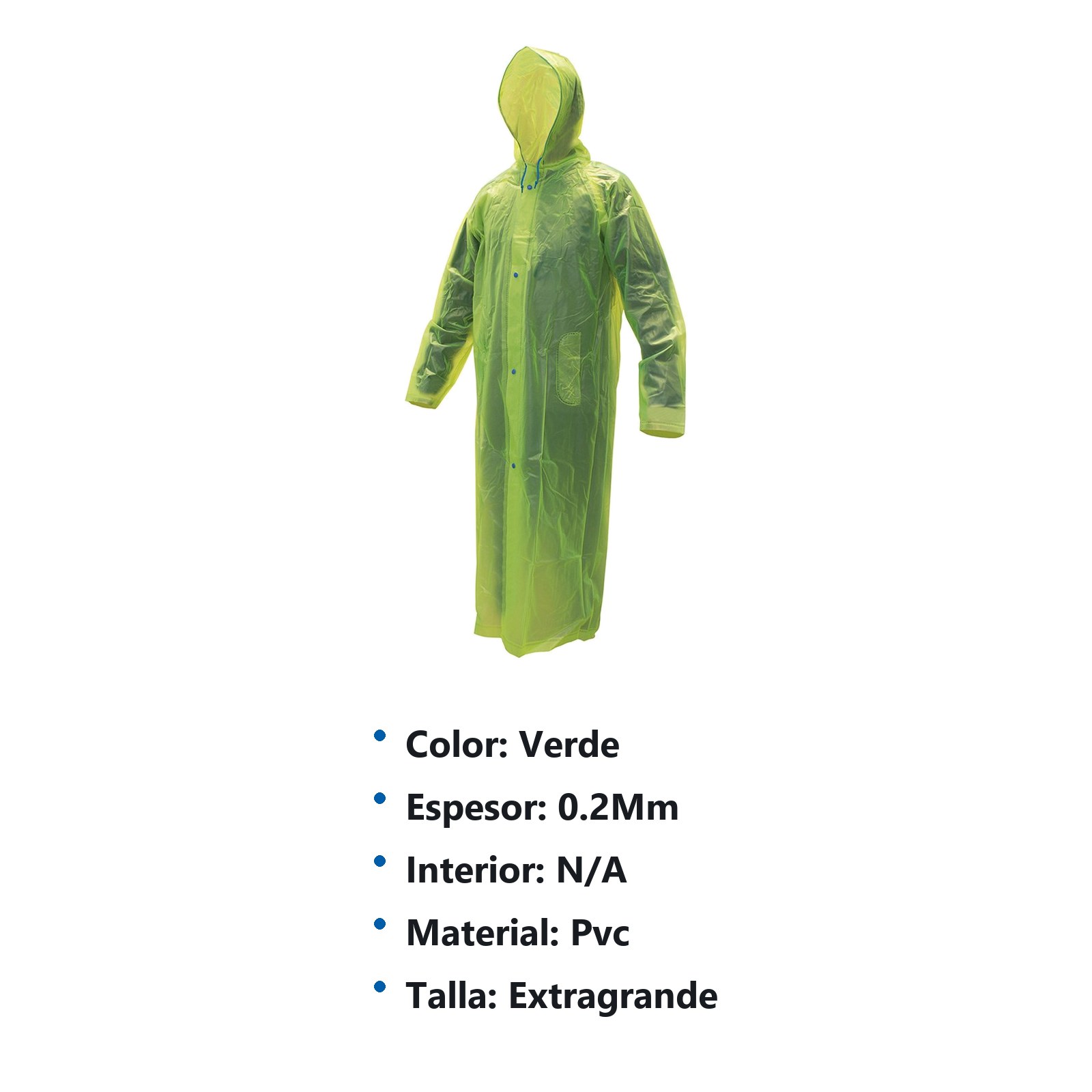 Gabardina impermeable de alta visibilidad EG Surtek - Imagen 2