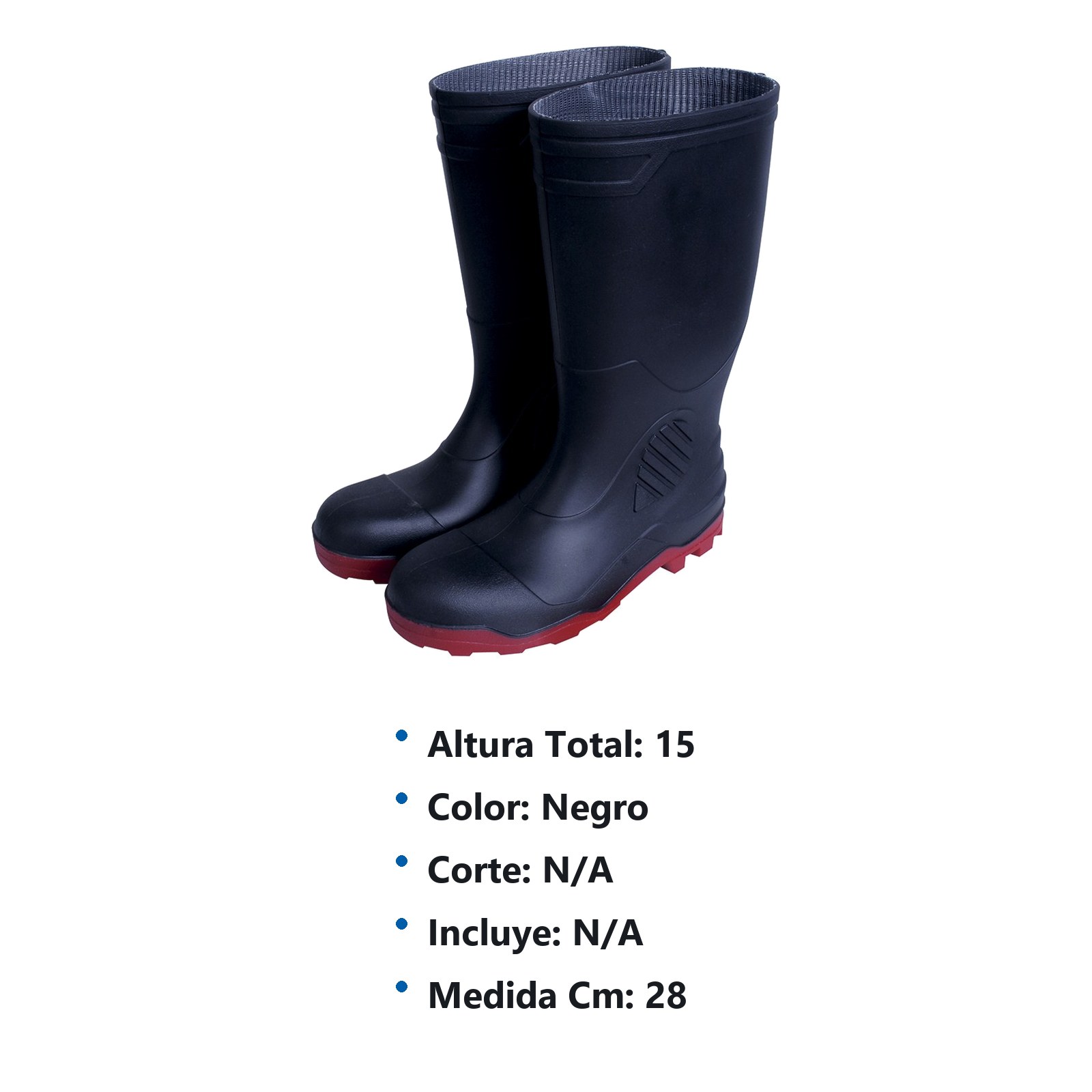Botas de seguridad de PVC industriales #28 cm Surtek - Imagen 2