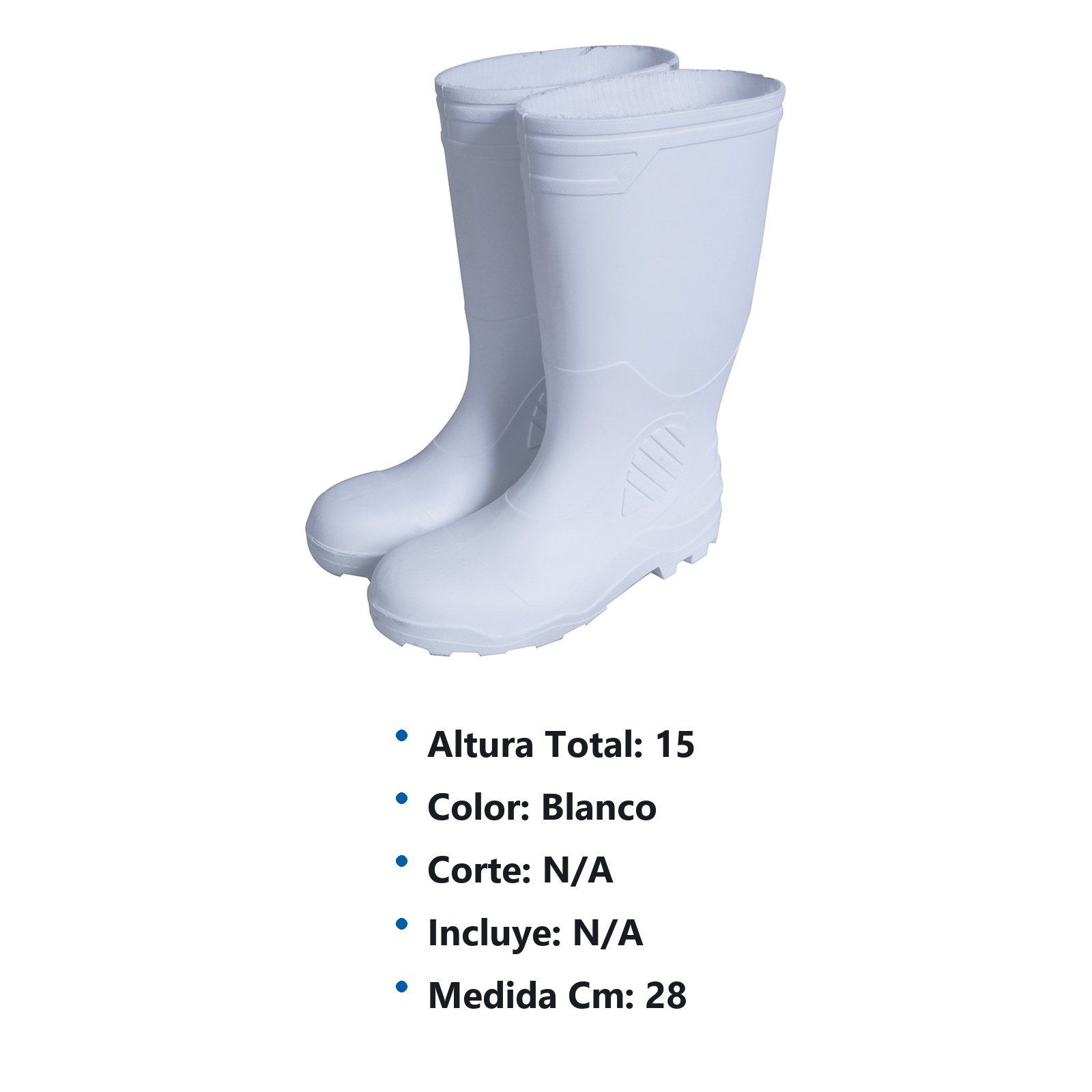 Botas plásticas sanitarias #28 cm Surtek - Imagen 2