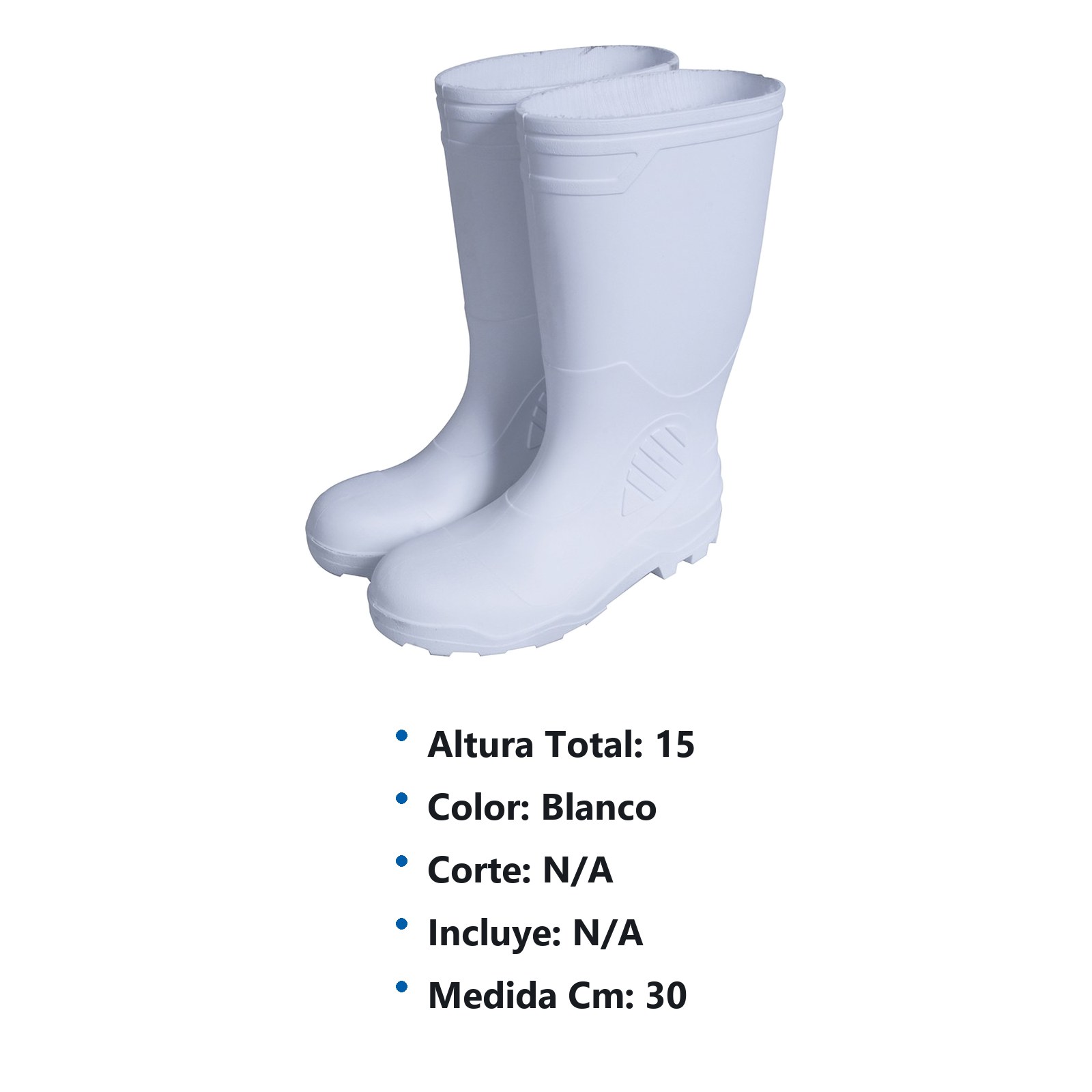 Botas plásticas sanitarias #30 cm Surtek - Imagen 2