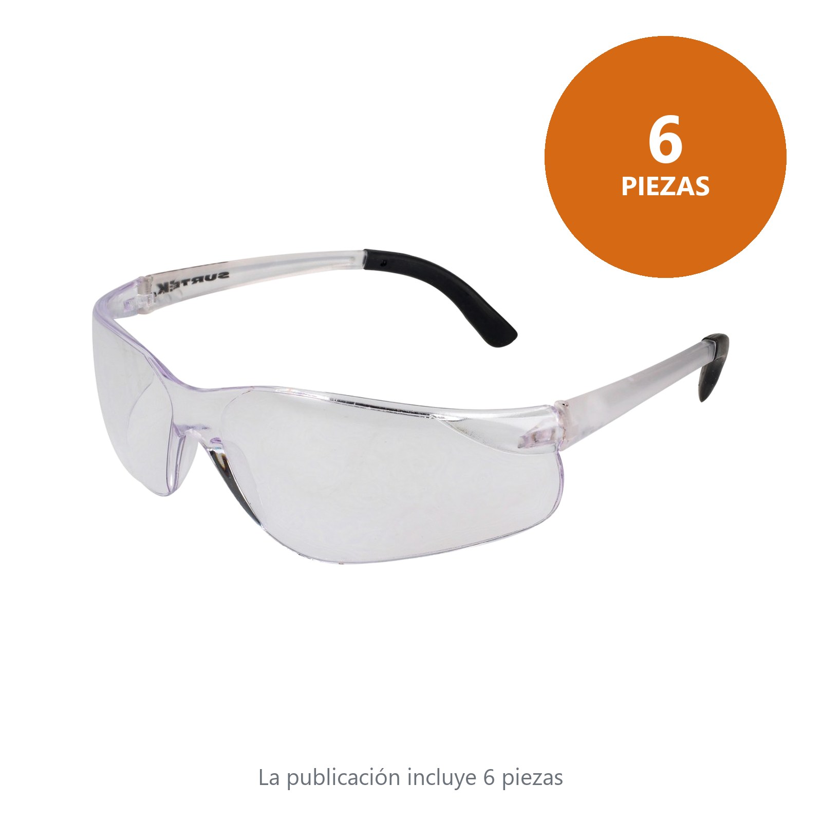 Lentes de seguridad modelo Panoramic, transparentes Surtek - Imagen 2