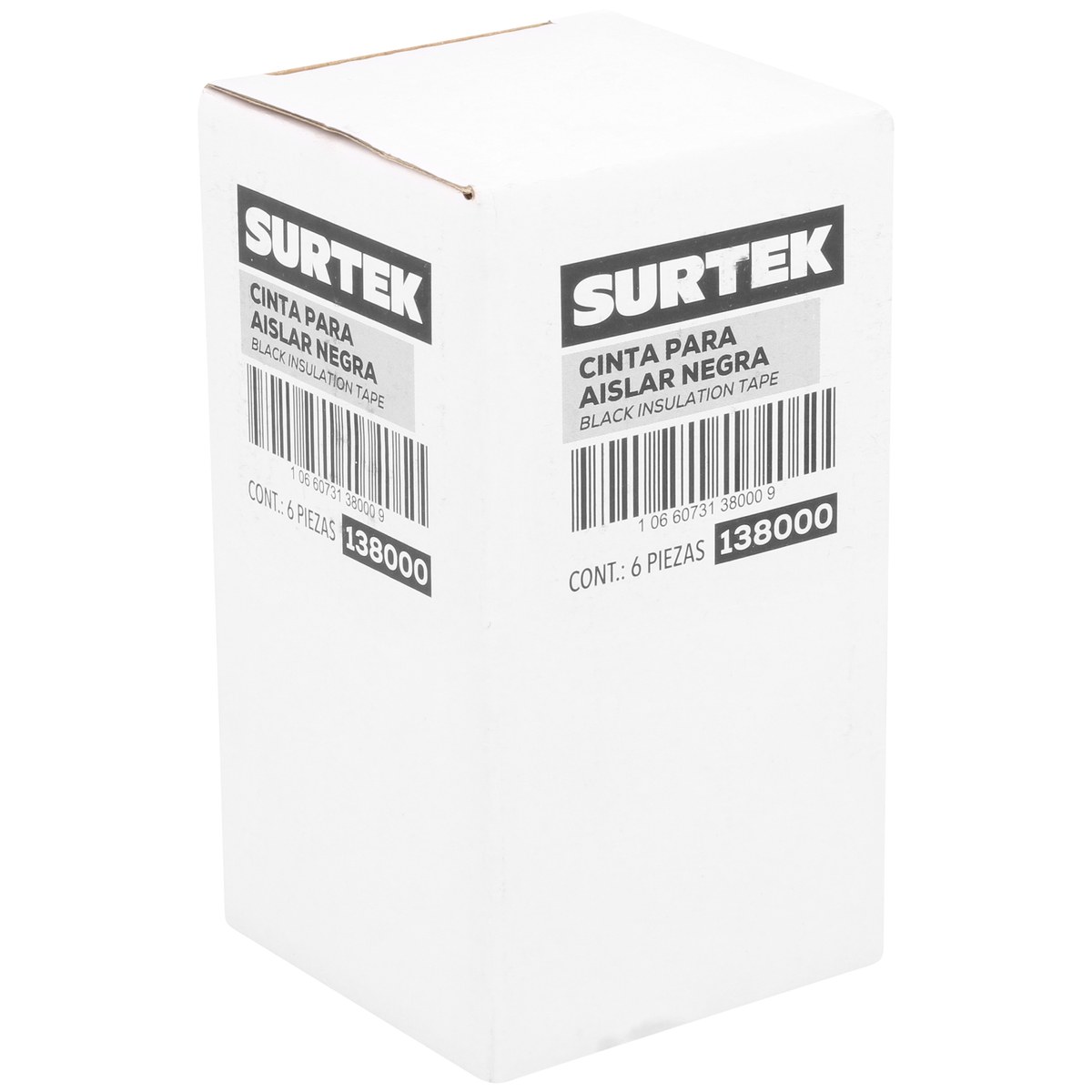 Cinta negra para aislar 19 mm x 9 m Surtek - Imagen 2