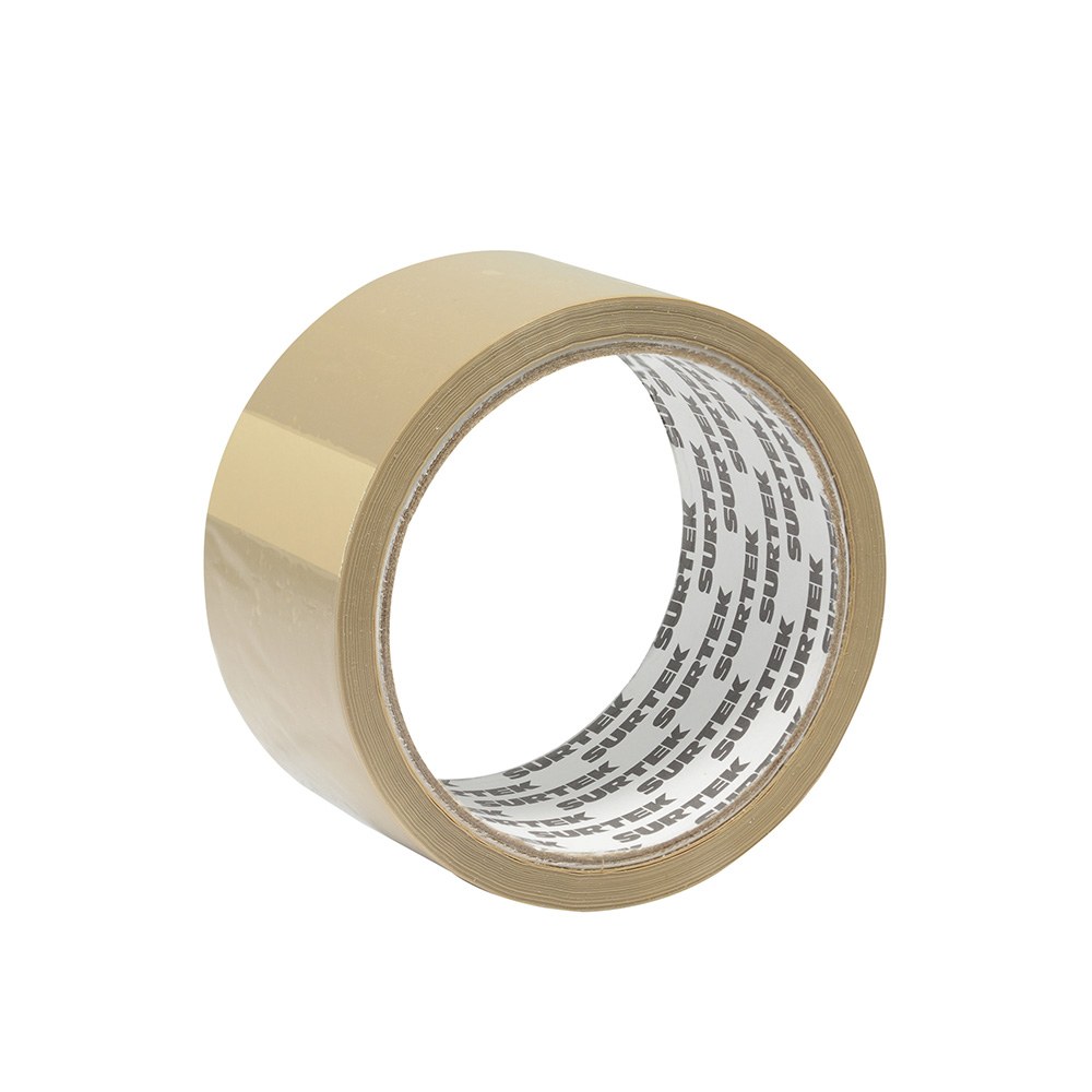 Cinta canela hot melt para empacar 48 mm x 40 m Surtek