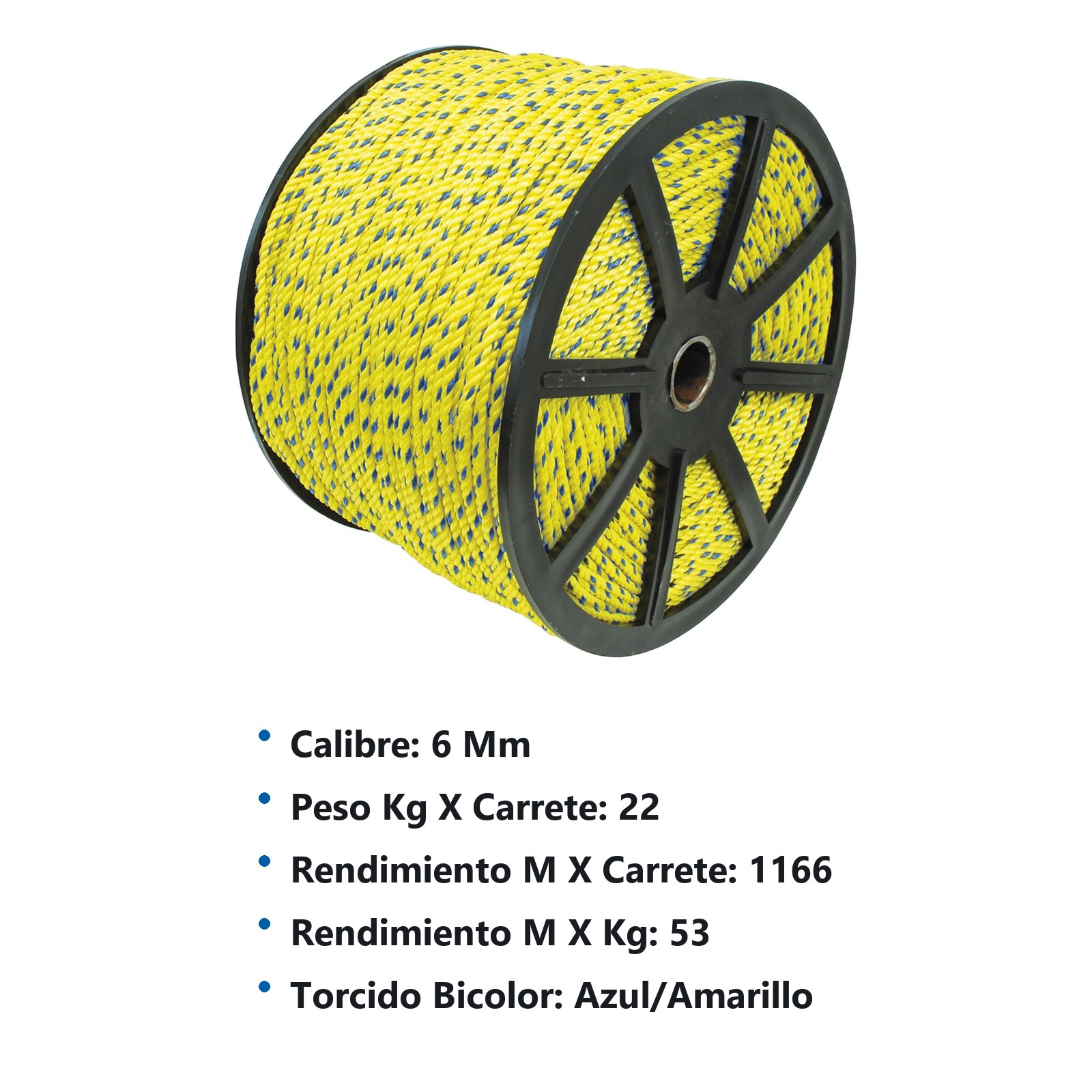 Cuerda de polipropileno en carrete 6 mm Surtek - Imagen 2
