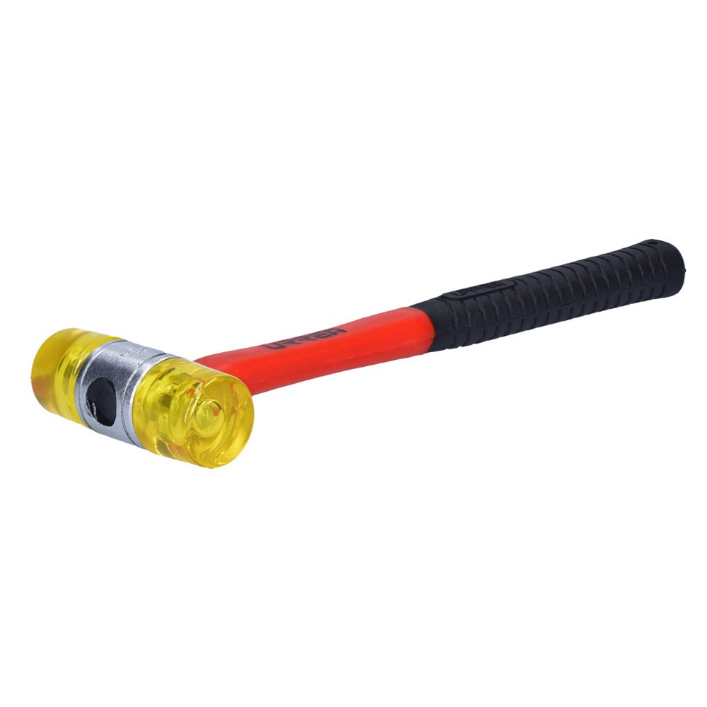 Martillo con tapas plásticas con mango de fibra de vidrio de 11-1/4", 14 oz Urrea
