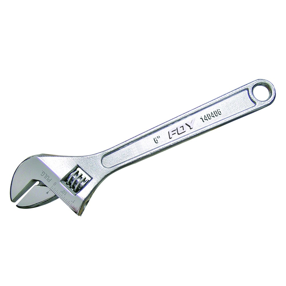Llave ajustable cromada 6" Foy