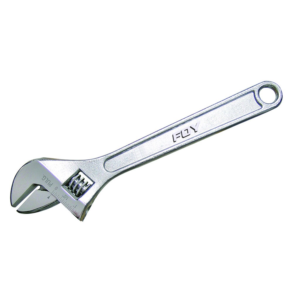 Llave ajustable cromada 8" Foy