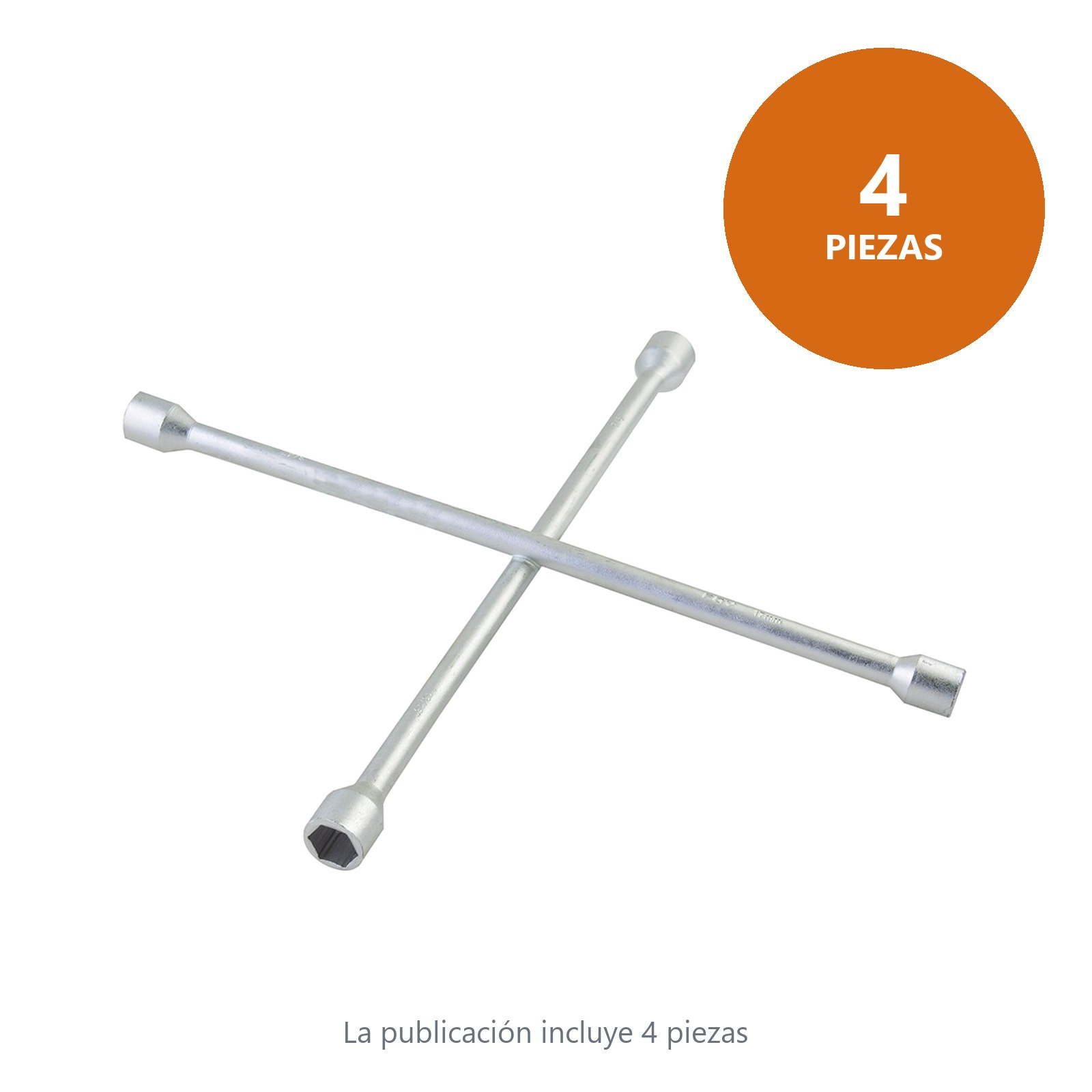 Llave de cruz cromada 14" Foy - Imagen 2