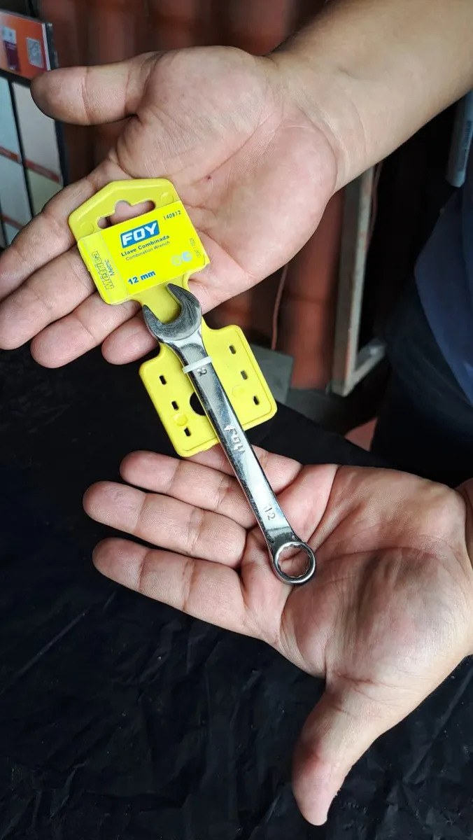 Llave combinada pulido espejo métrica, 12 puntas, 12 mm Foy - Imagen 2