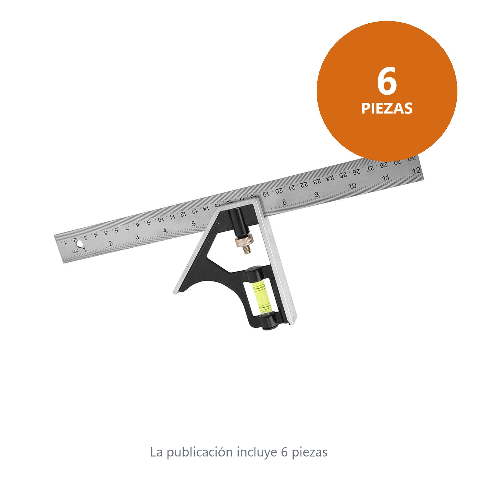 Escuadra de combinación con mango de acero 12" Foy - Imagen 3