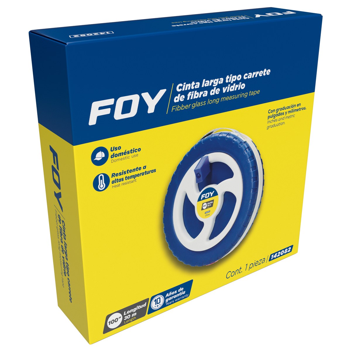 Cinta larga de fibra de vidrio 30 m Foy - Imagen 2
