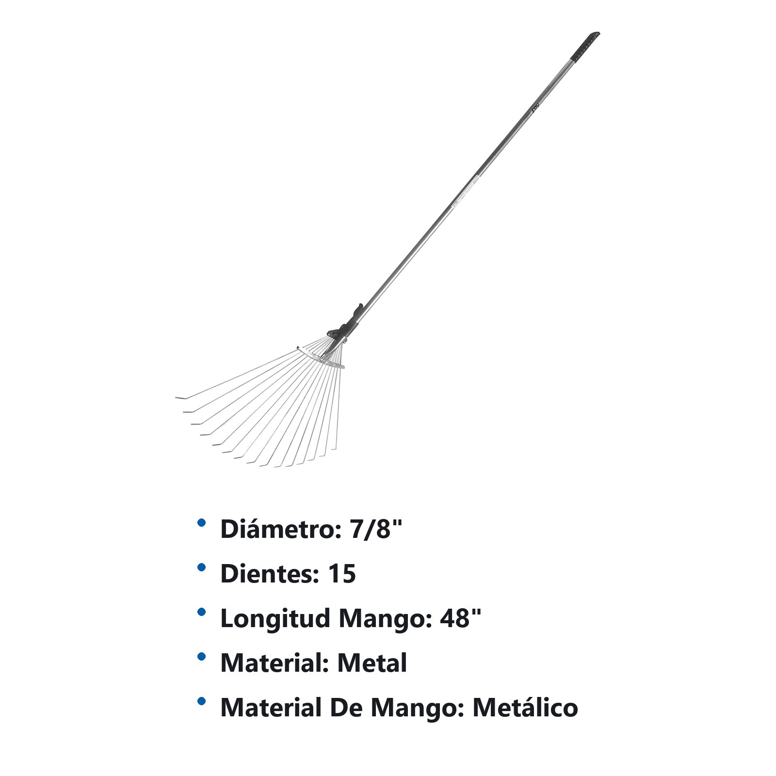 Escoba metálica retráctil de 15 dientes Foy - Imagen 3