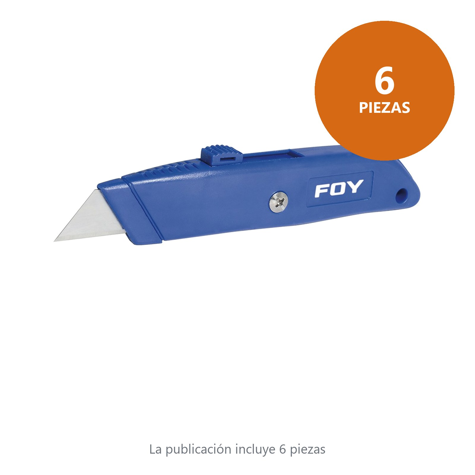 Navaja utilitaria retráctil multiusos de 6" Foy - Imagen 3