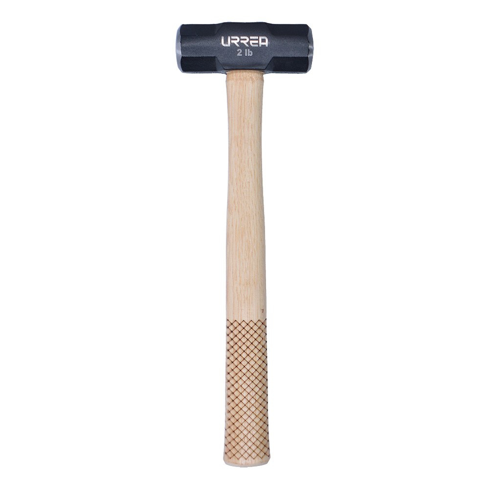 Marro octagonal cabeza maquinada con mango de madera de 16", 2 lb Urrea - Imagen 2