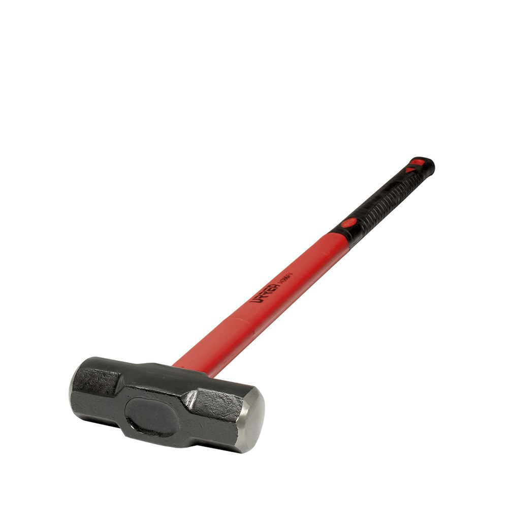 Marro octagonal cabeza maquinada con mango de fibra de vidrio de 36", 6 lb Urrea