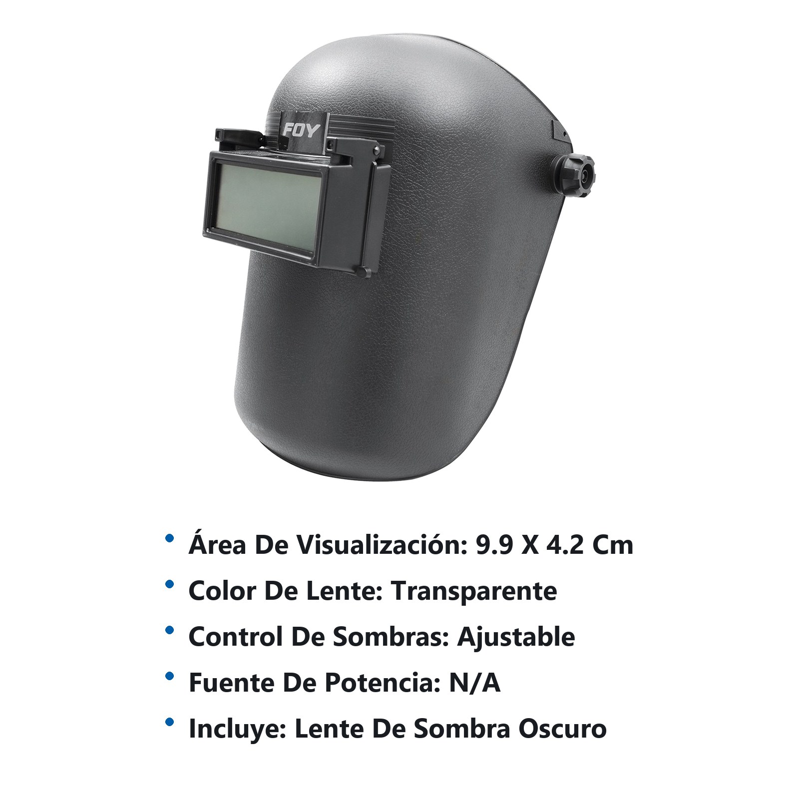 Careta para soldar con ventana móvil Foy - Imagen 2