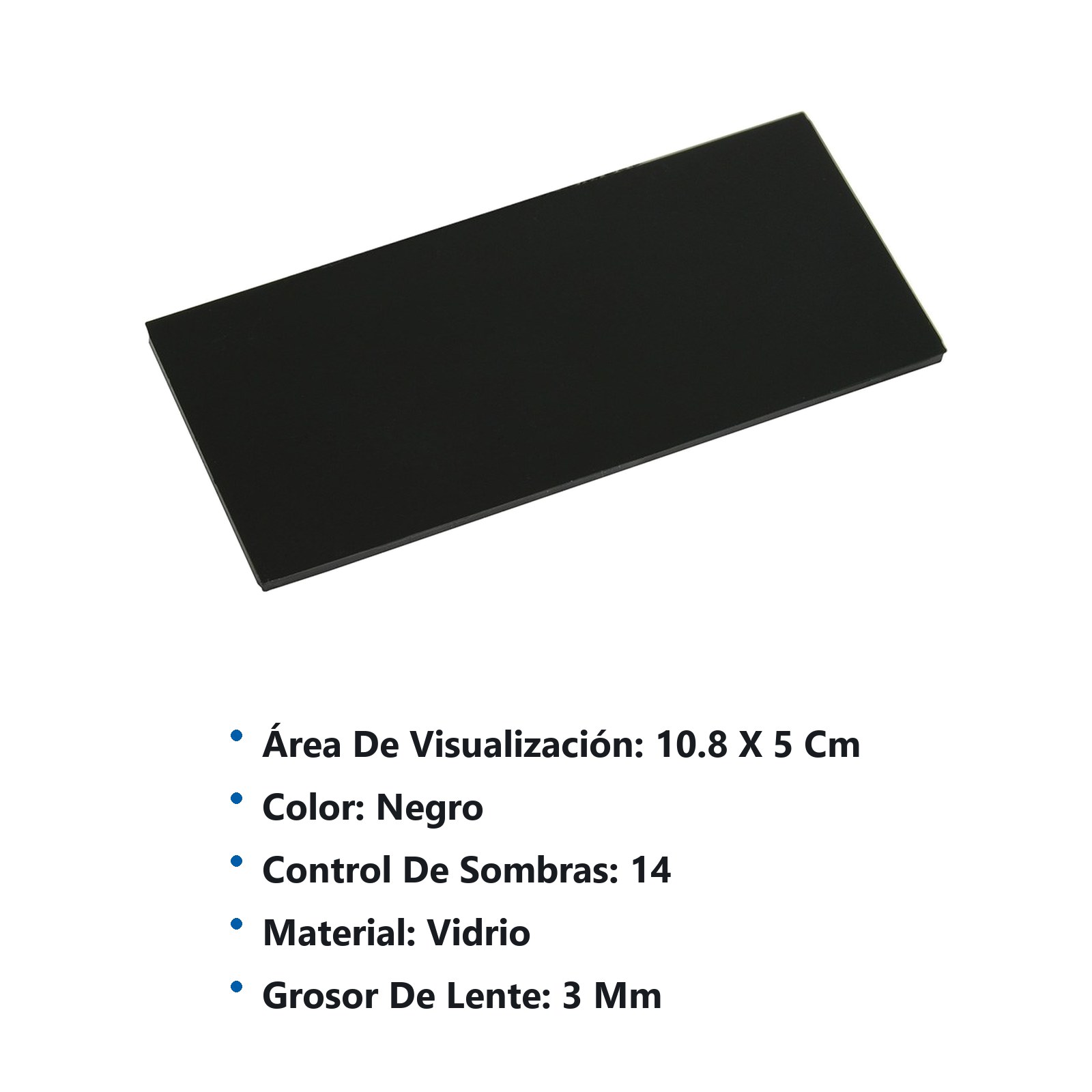 Repuesto de careta para soldar 144175 oscuro 14 sombras Foy - Imagen 3