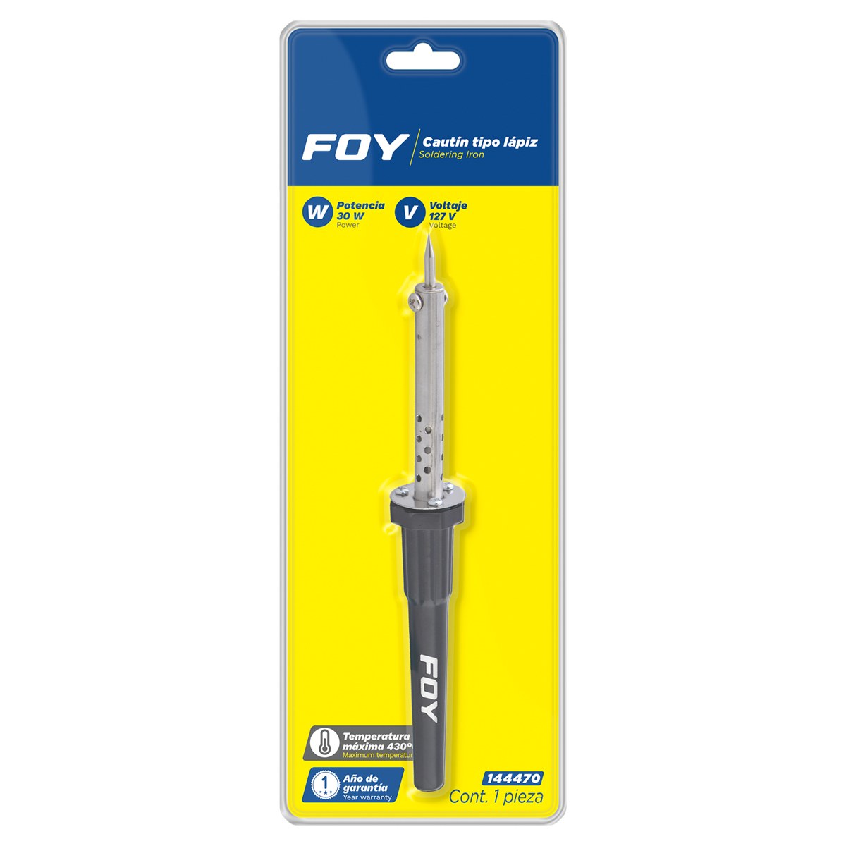 Cautín tipo lápiz 30 W, 120 V Foy - Imagen 2