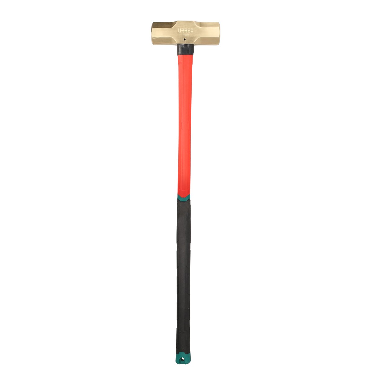 Marro de bronce con mango largo de fibra de vidrio 35", 14 lb Urrea - Imagen 2