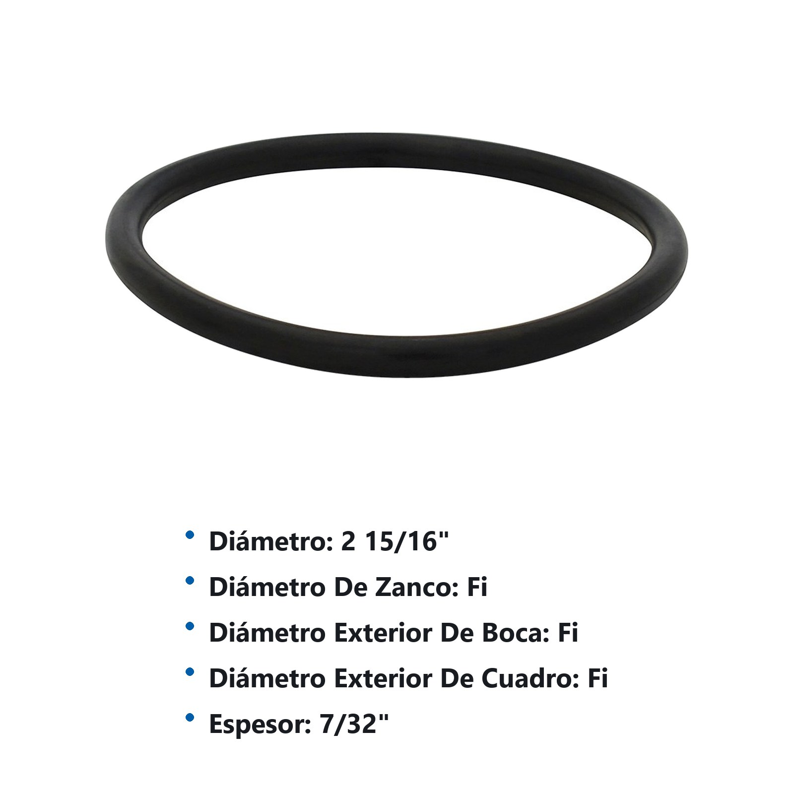 O-ring para dado de impacto cuadro de 1-1/2", 2-15/16" Urrea - Imagen 3