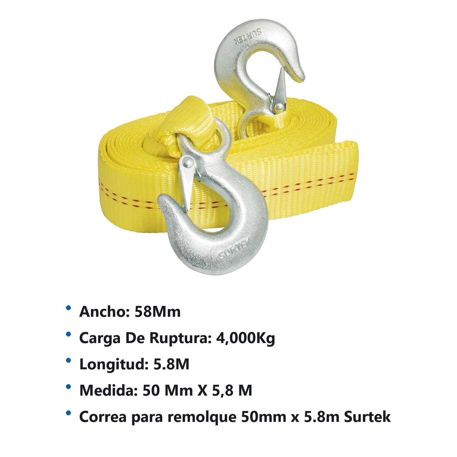 Correa para remolque 50 mm x 5.8 m Surtek - Imagen 3