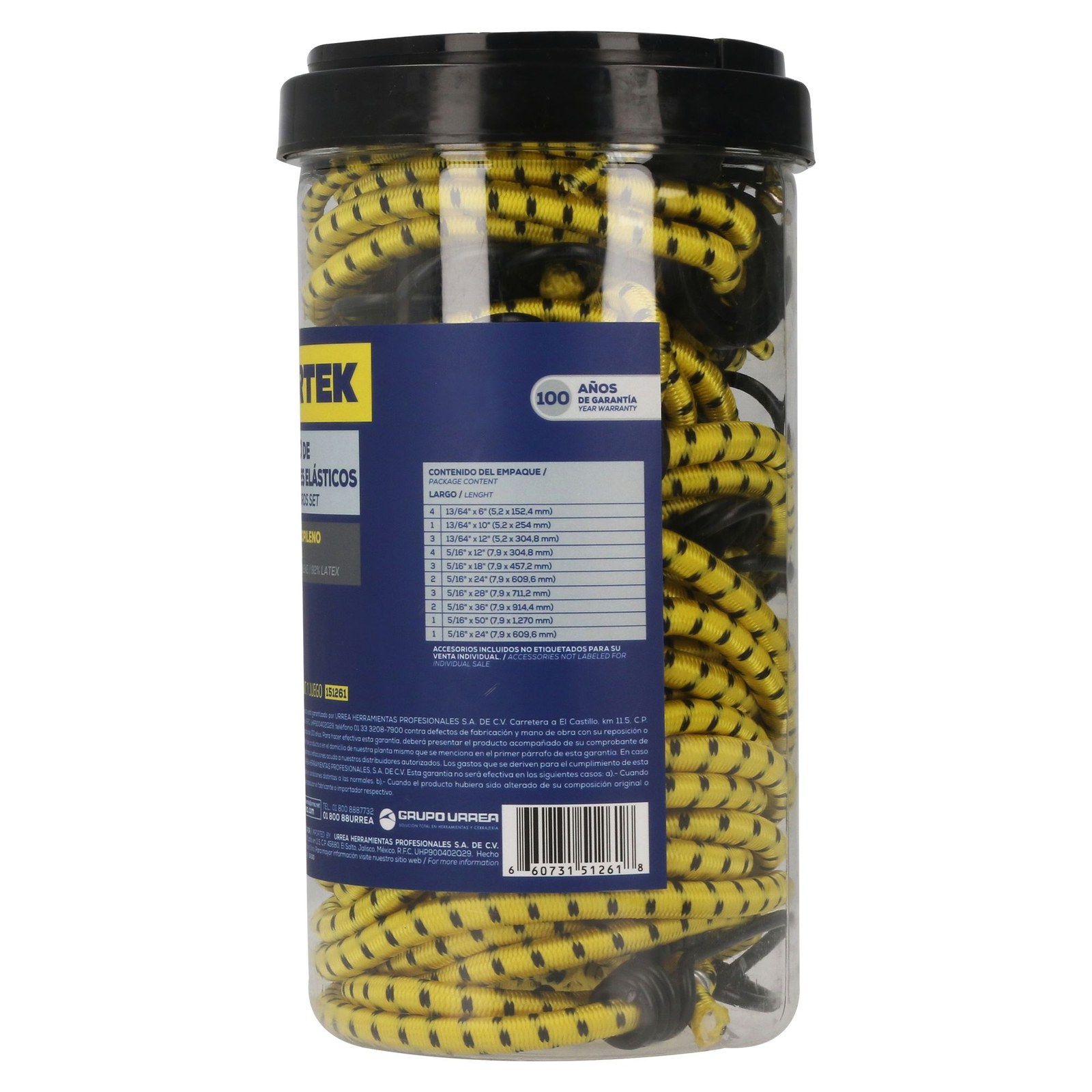 Juego de tensores elásticos, 24 piezas Surtek - Imagen 4
