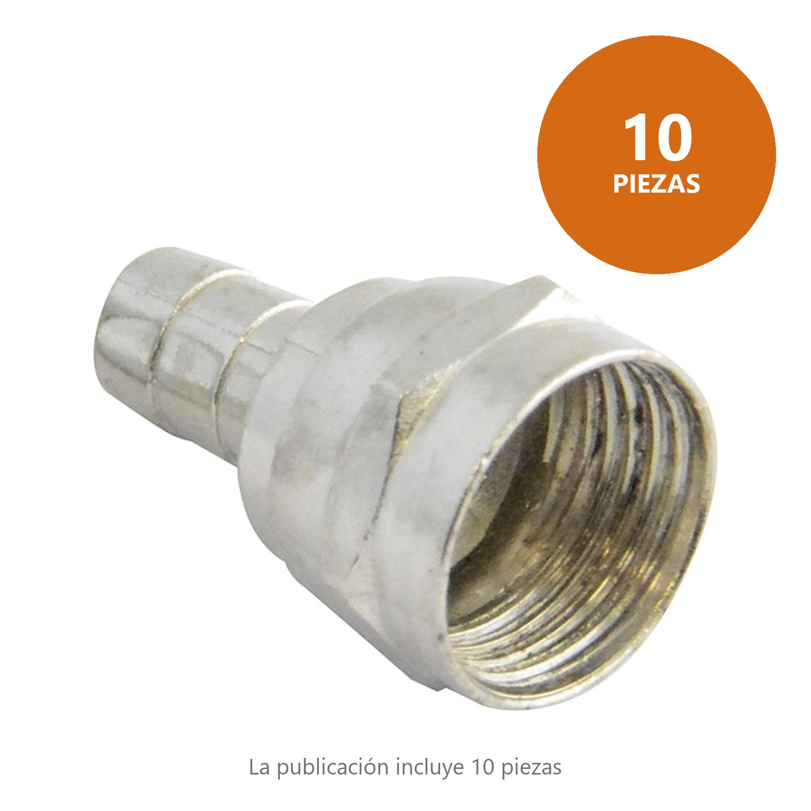 Conector para cable coaxial RG59 tipo campana, 4 piezas Surtek - Imagen 3