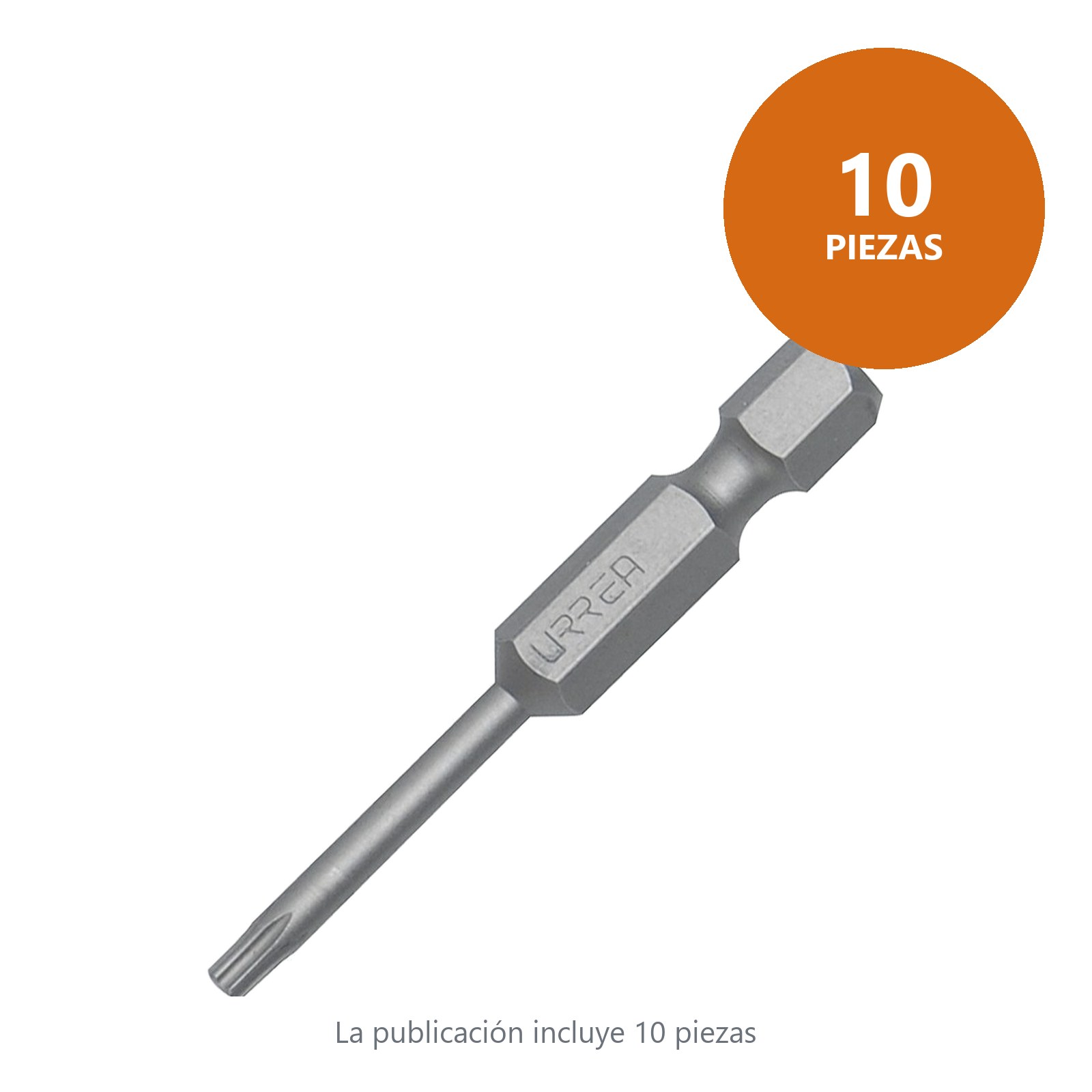 Punta Torx de poder hexágono de 1/4", T30 x 1-15/16" Urrea - Imagen 2