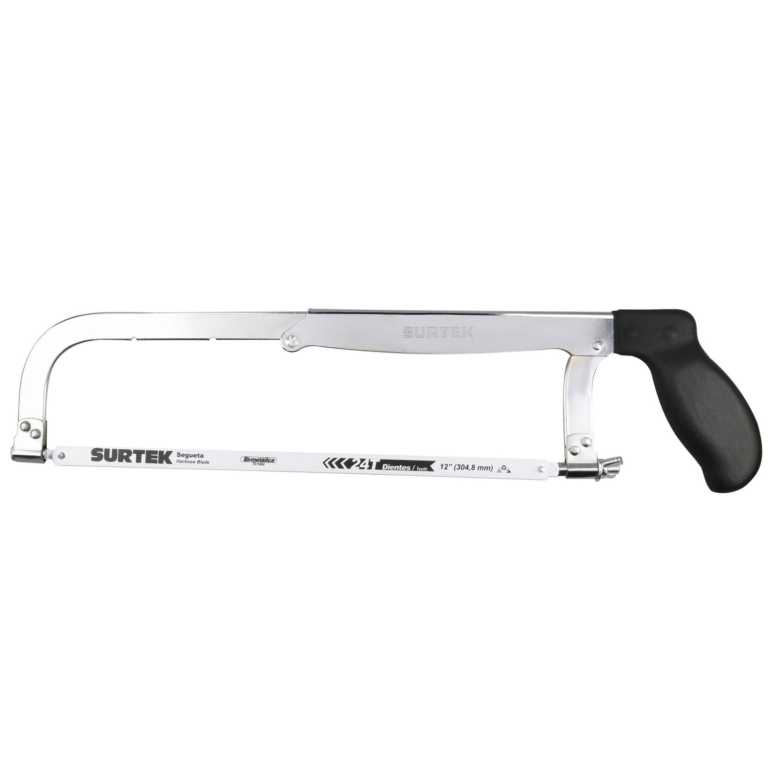 Arco de segueta ajustable con mango de polipropileno 10" y 12", 17" Surtek - Imagen 4