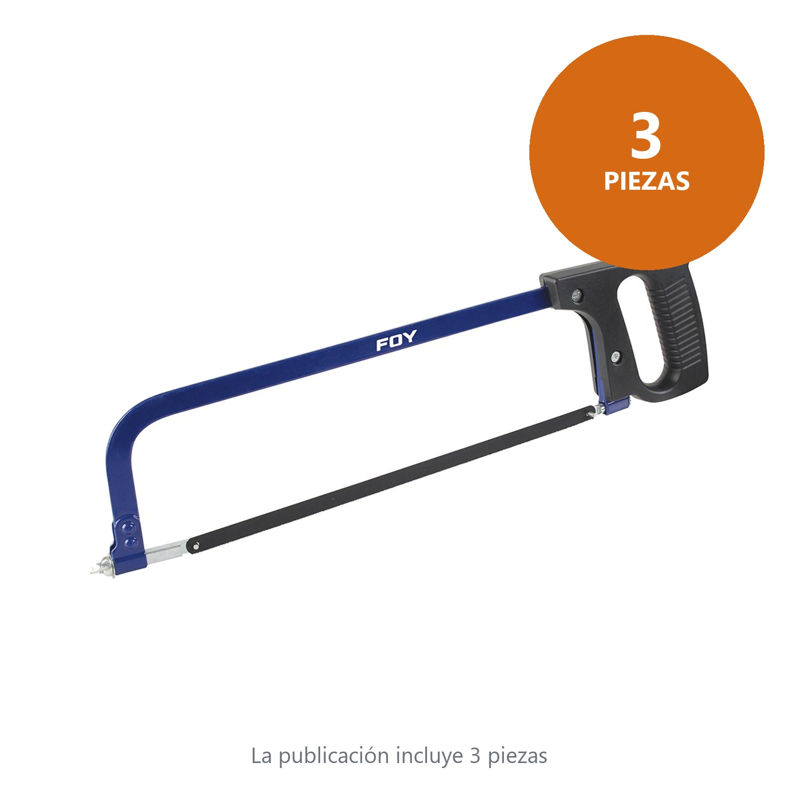 Arco de segueta ajustable de solera con mango plástico 12", 12" Foy - Imagen 3