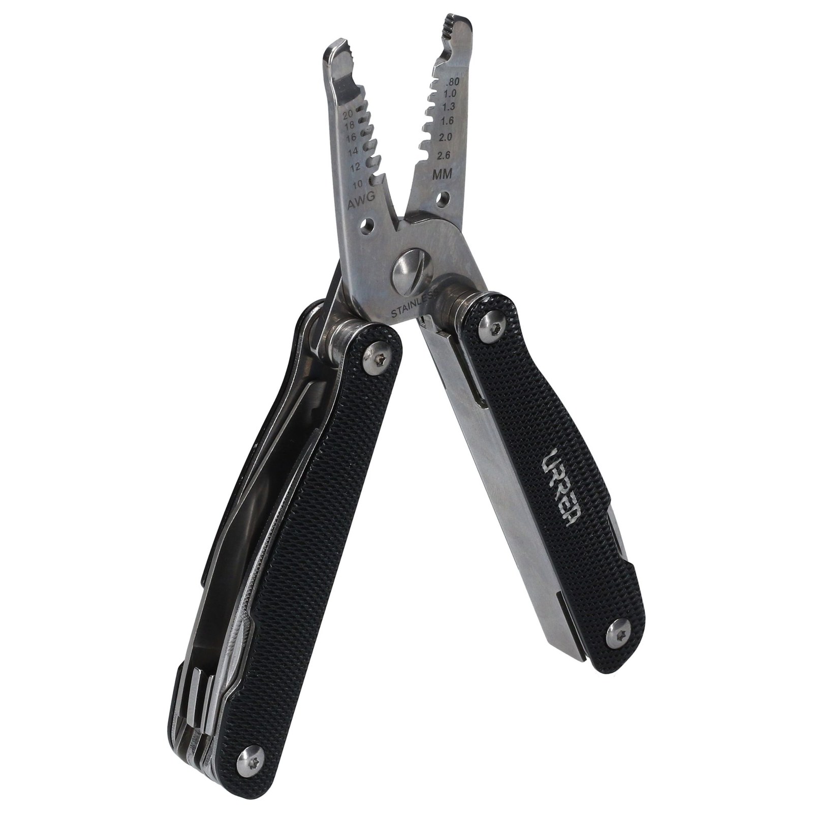 Pinza multiherramienta 12 en 1 de 6" pela cable Urrea - Imagen 2