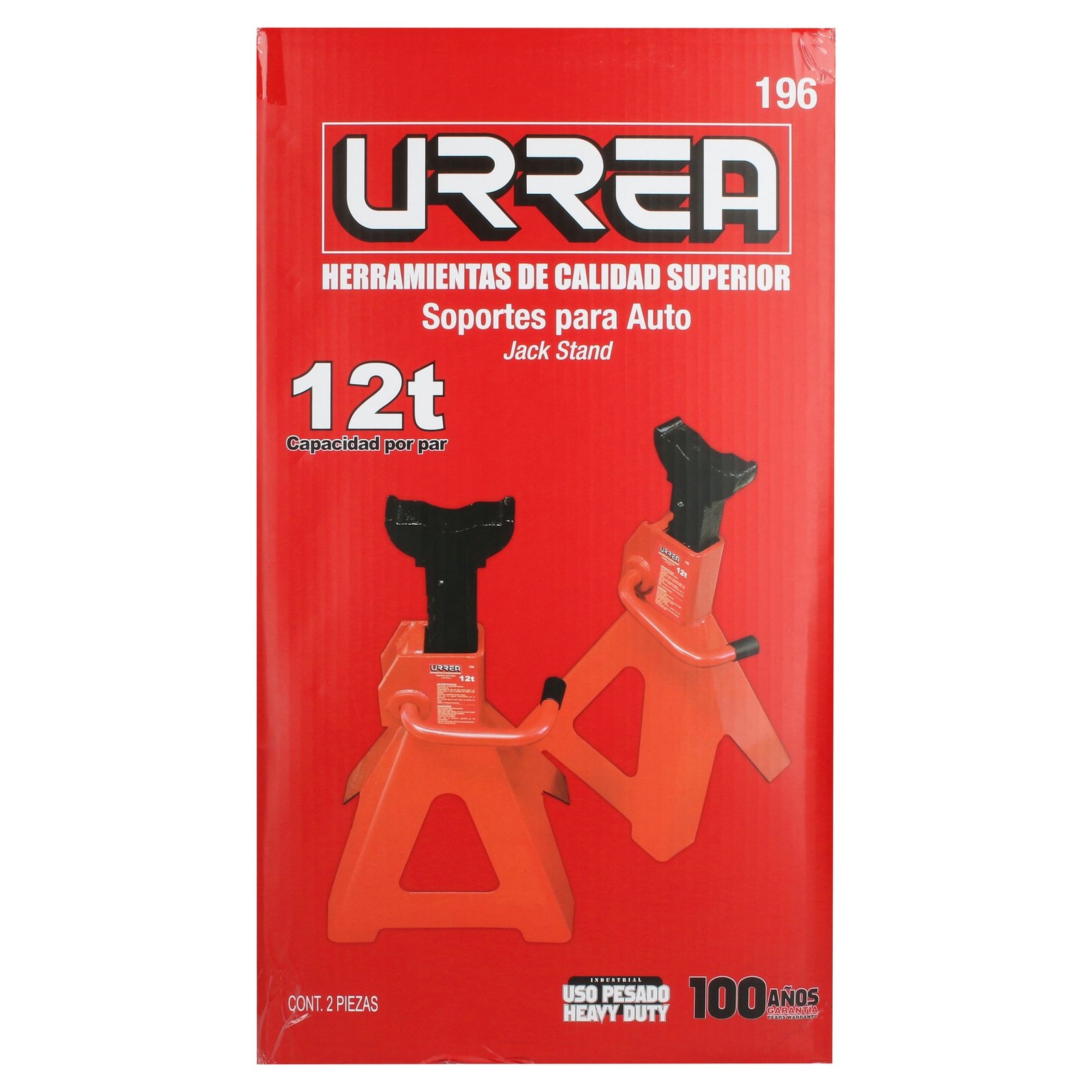 Torres para automóvil de hierro fundido 12 ton, 2 piezas Urrea - Imagen 3