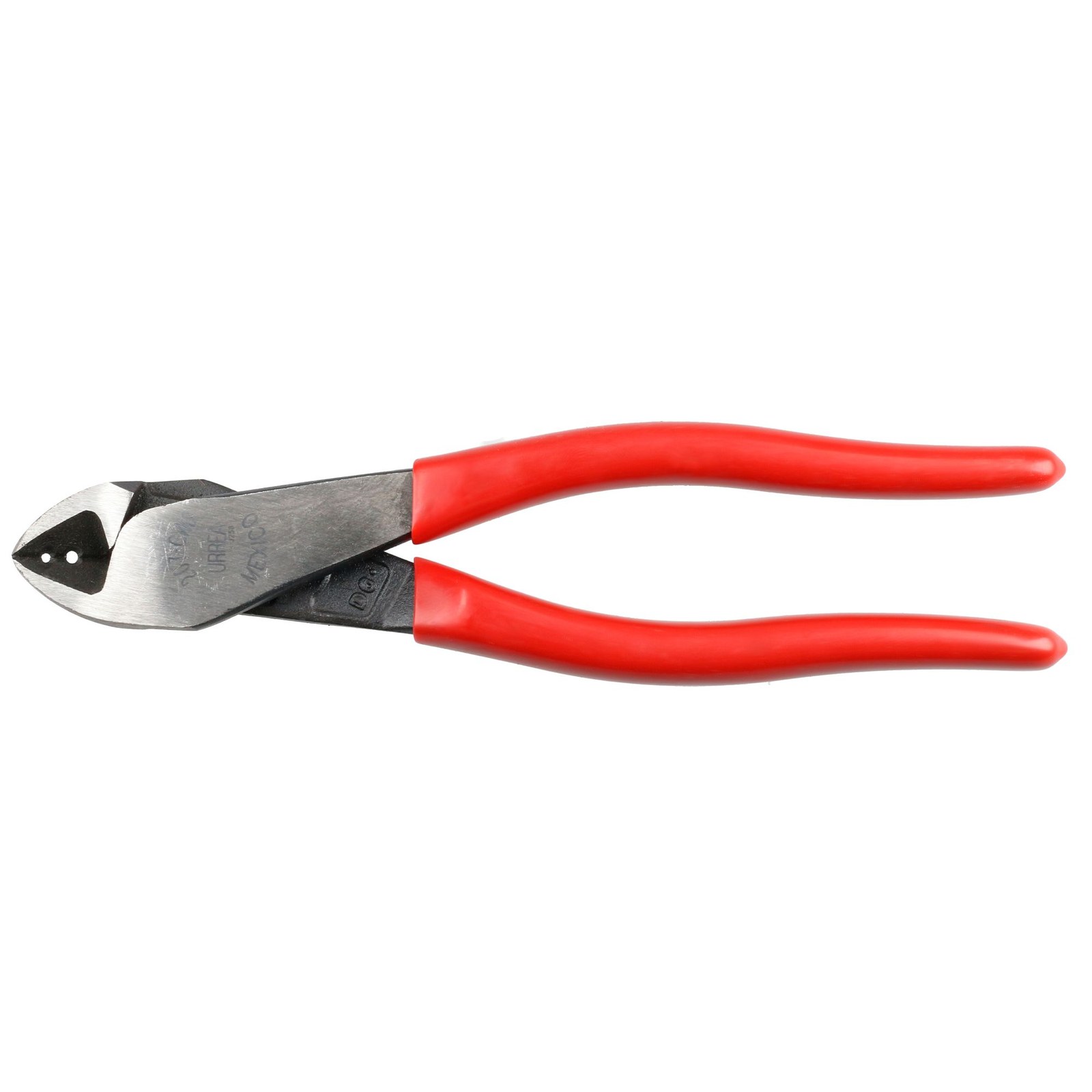 Pinza para electricista con mango rubber grip de 7-5/16" corte diagonal con pela alambre a Urrea - Imagen 3