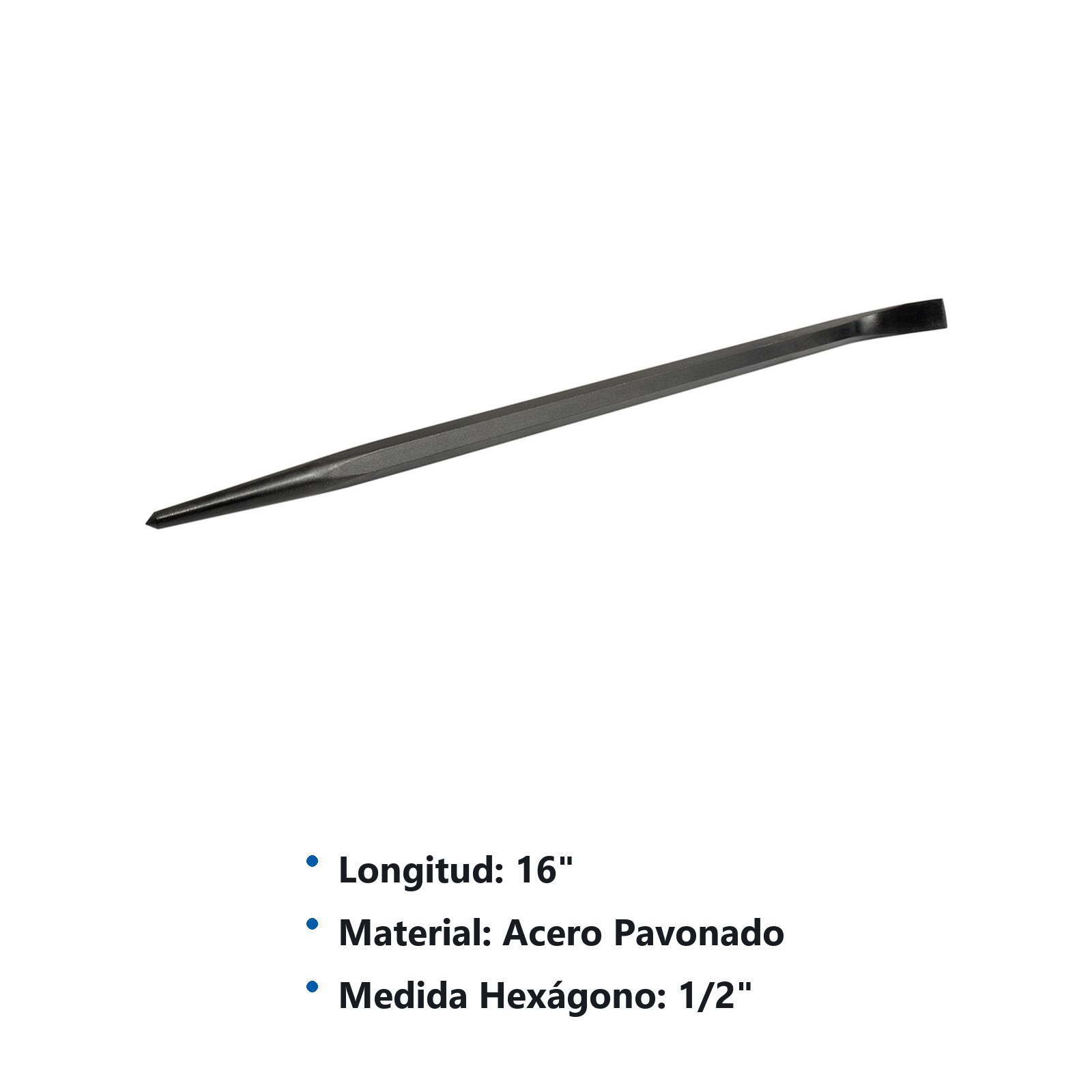 Barra de alineación con cabeza rodante 16", 1/2" Urrea - Imagen 2