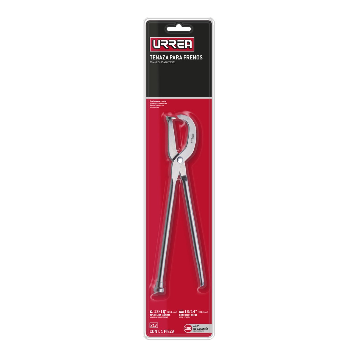 Tenazas para frenos 13/16", 13-1/4" Urrea - Imagen 2