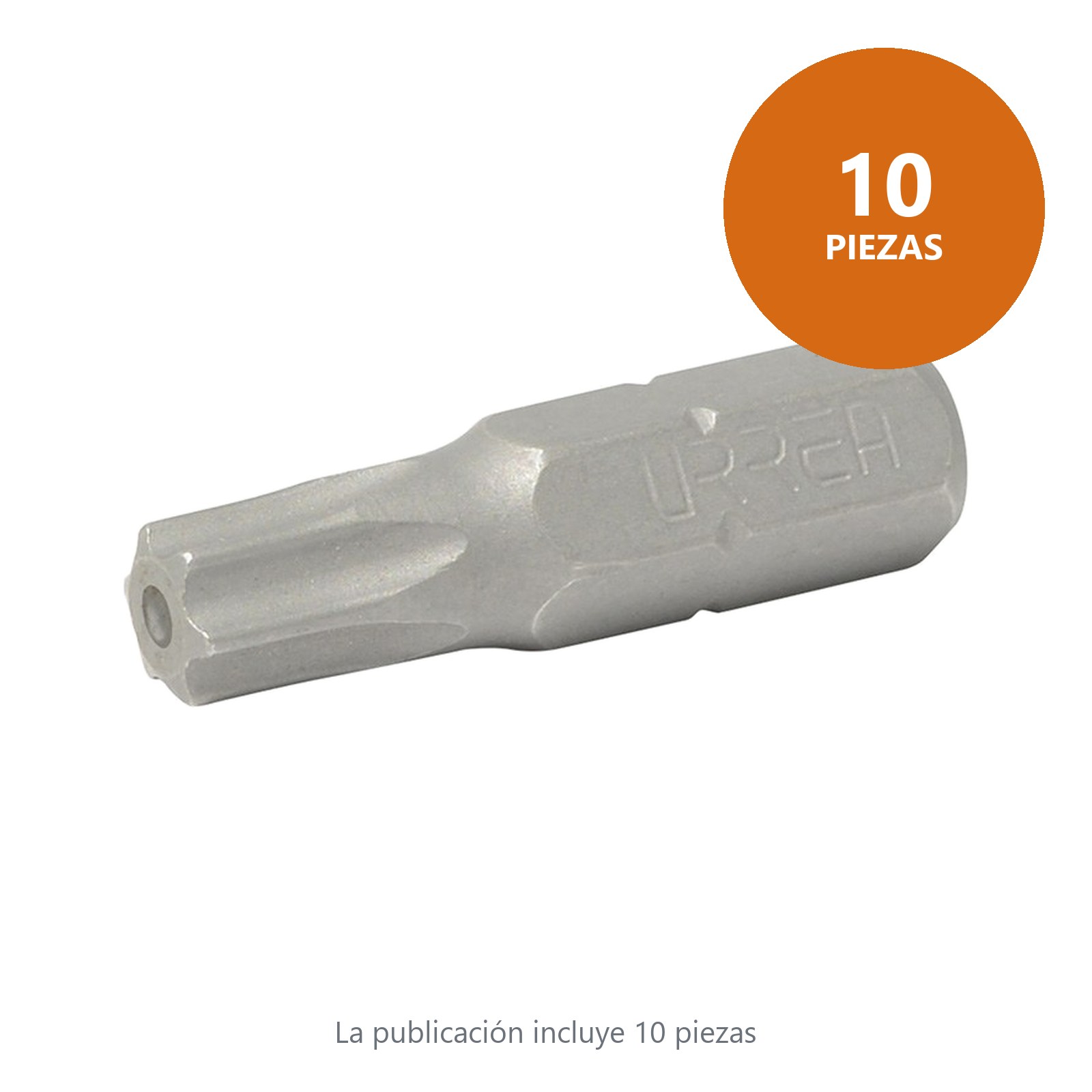 Punta Torx Tamper proof hexágono de 1/4", T20 x 1" Urrea - Imagen 2