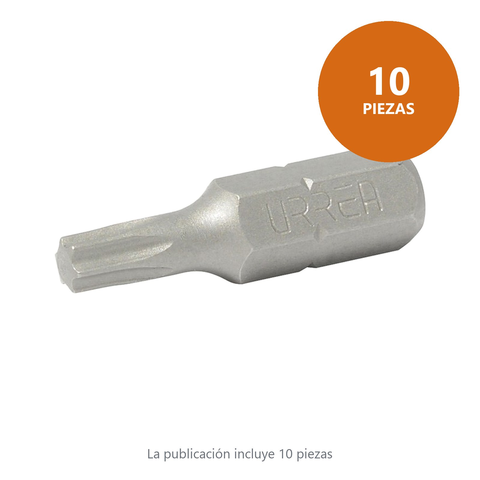Punta Torx hexágono de 1/4", T25 x 1" Urrea - Imagen 2