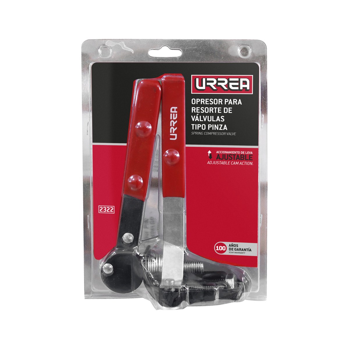 Pinza opresora de resorte de válvulas de 7/8" a 2-1/4" Urrea - Imagen 2
