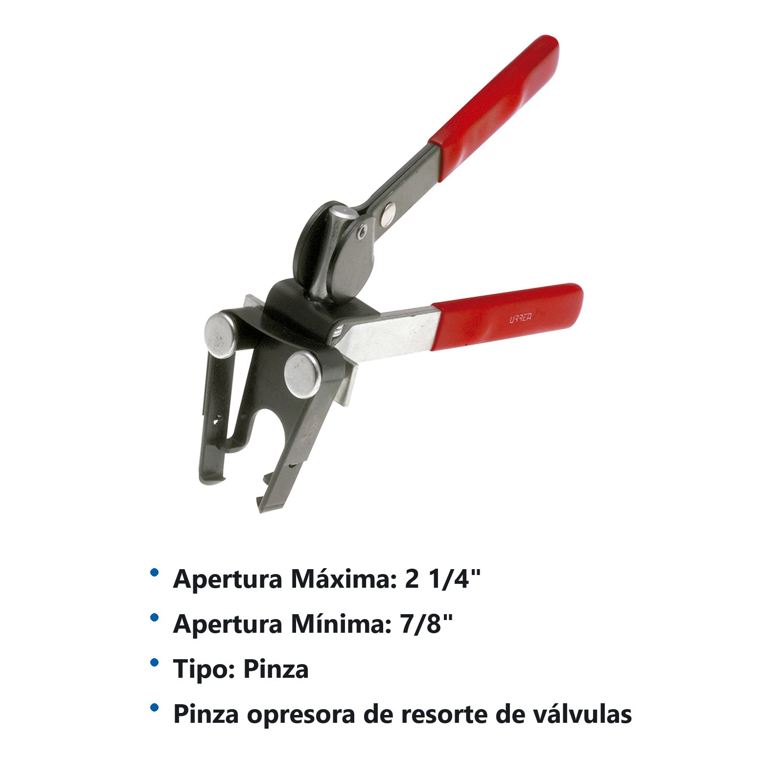 Pinza opresora de resorte de válvulas de 7/8" a 2-1/4" Urrea - Imagen 3