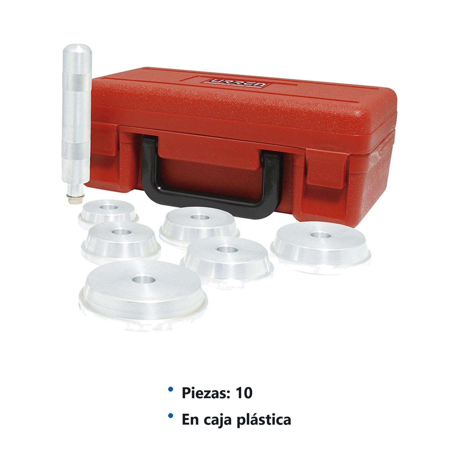 Juego para remover e instalar baleros, 10 piezas Urrea - Imagen 3