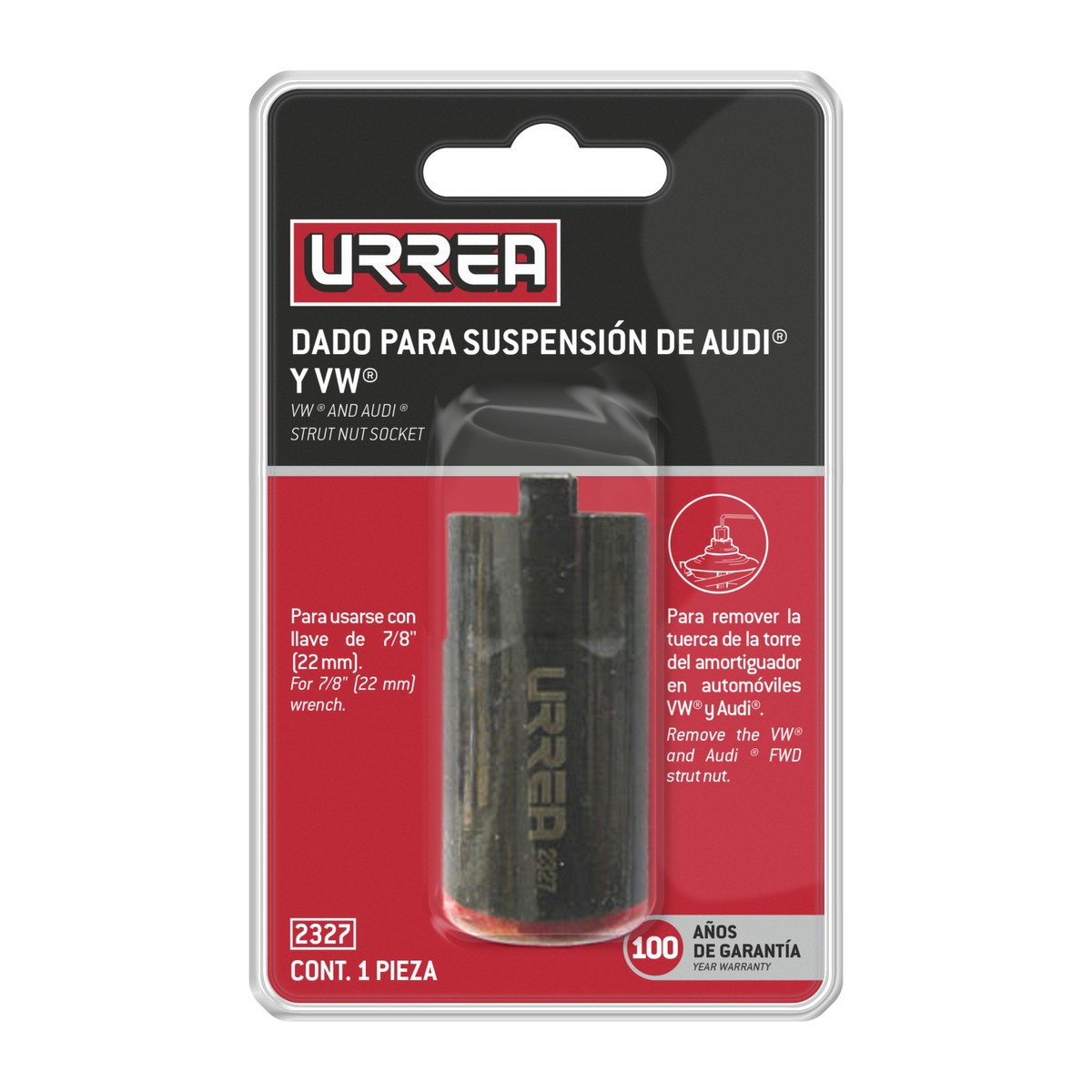 Dado para suspensión Audi® y VW® Urrea - Imagen 2