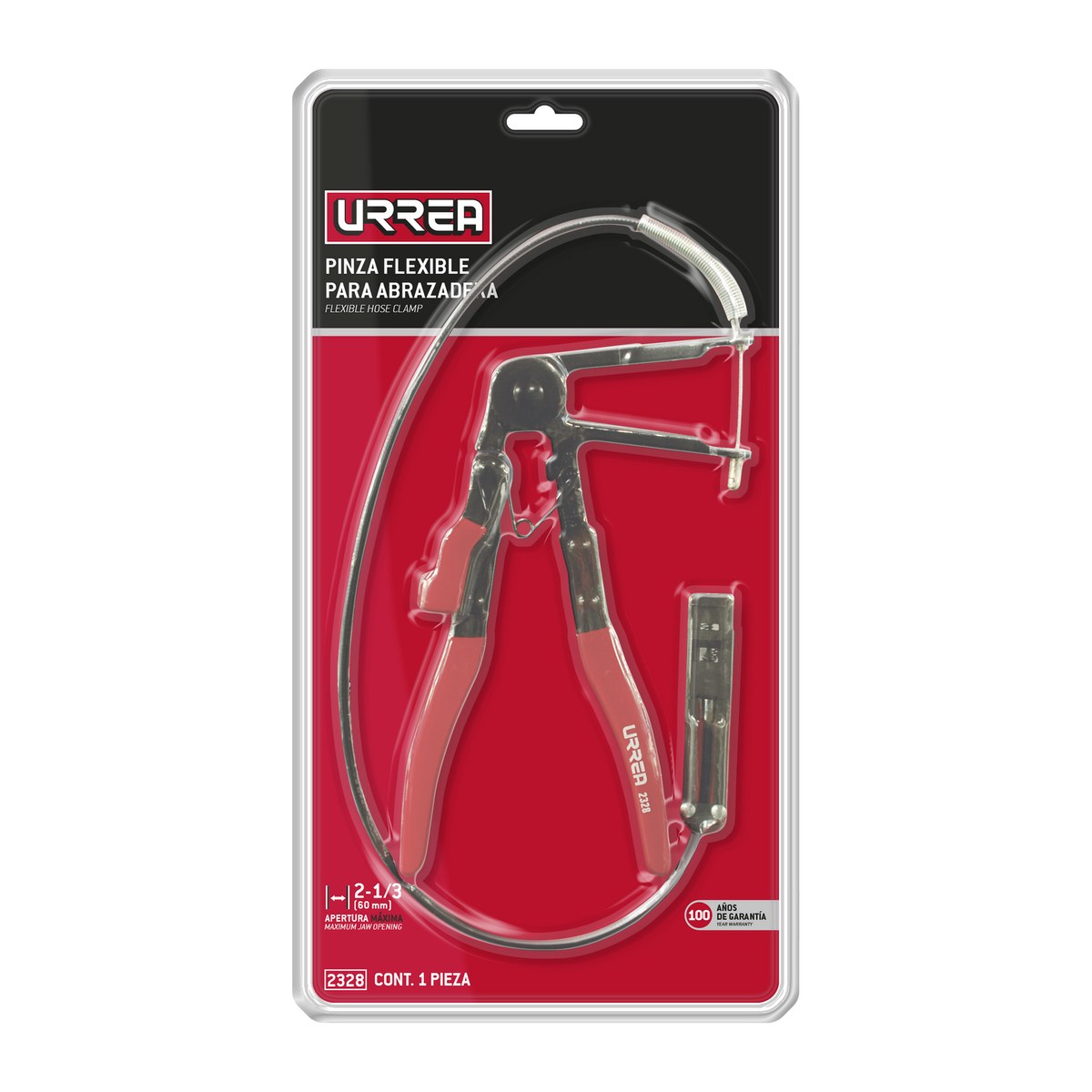 Pinza para abrazaderas flexible 9" Urrea - Imagen 2